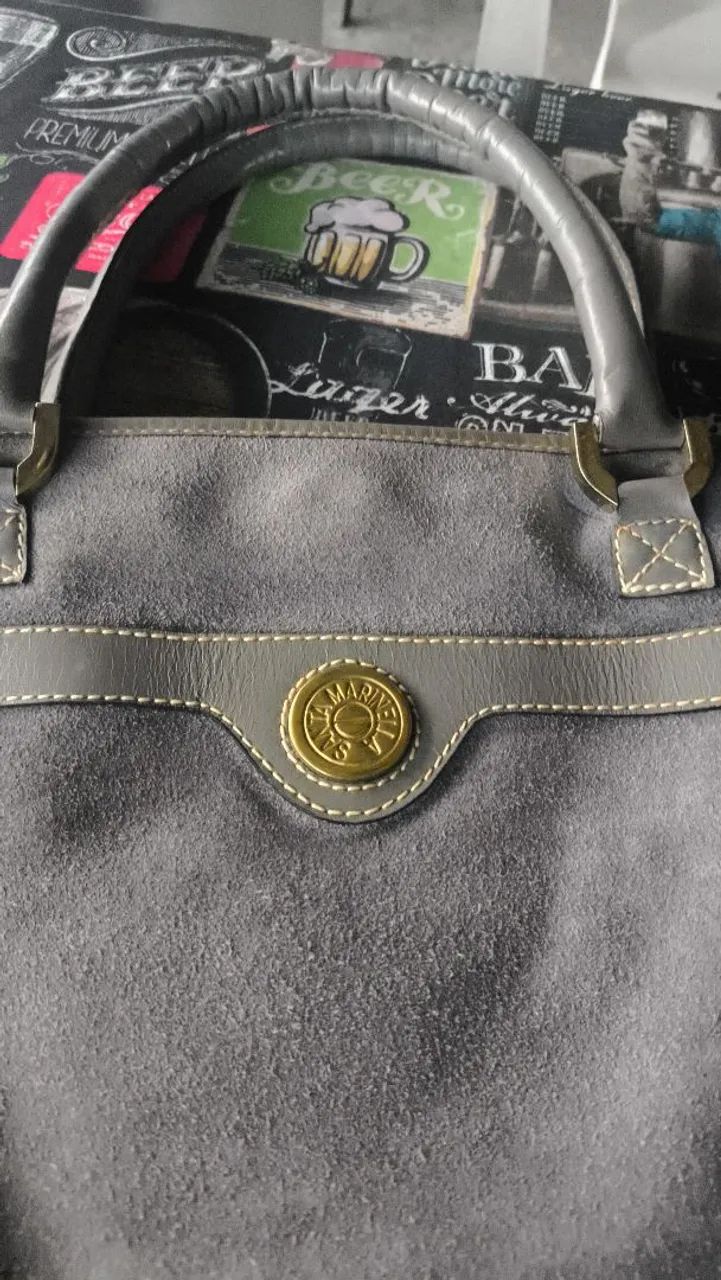 Bolsa de mão em Couro Santa Marinella  - Foto 3