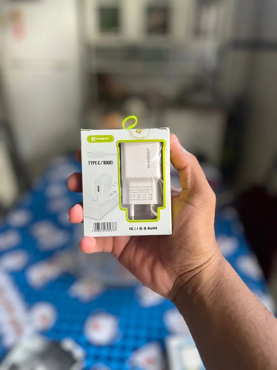 Carregador de Celular Tipo C 1000mA