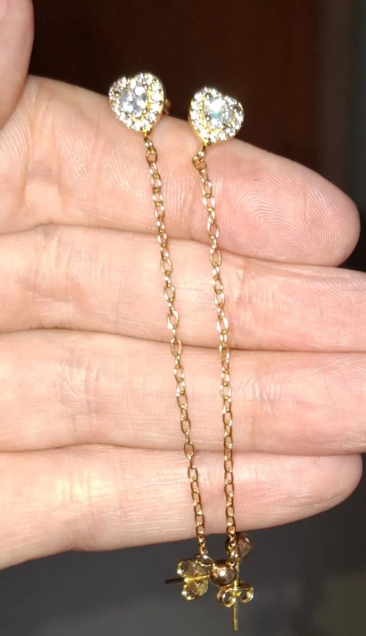 Brinco Ear Line Dourado - Foto 4