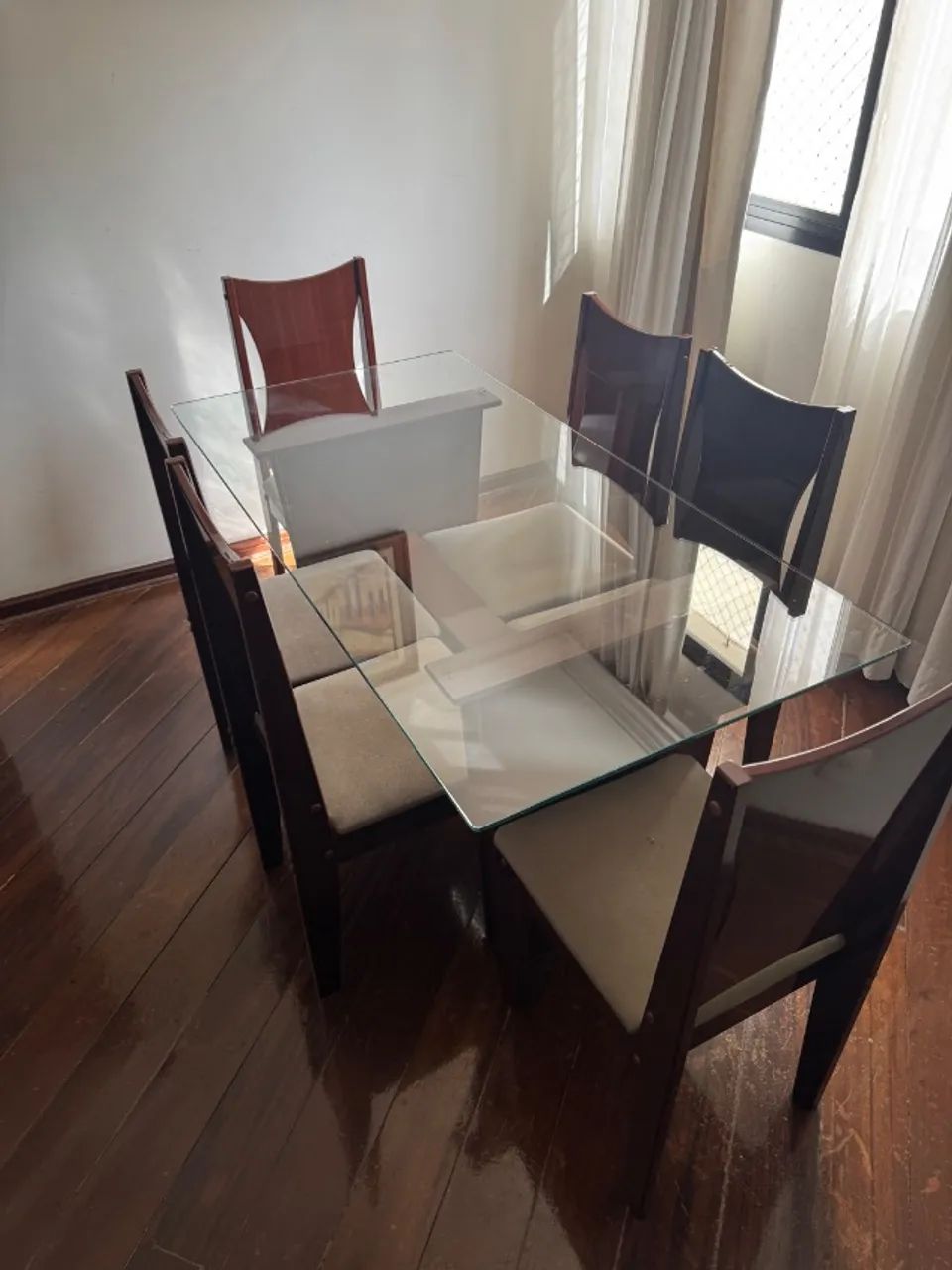 6-person dining table with glass top64209947027329122