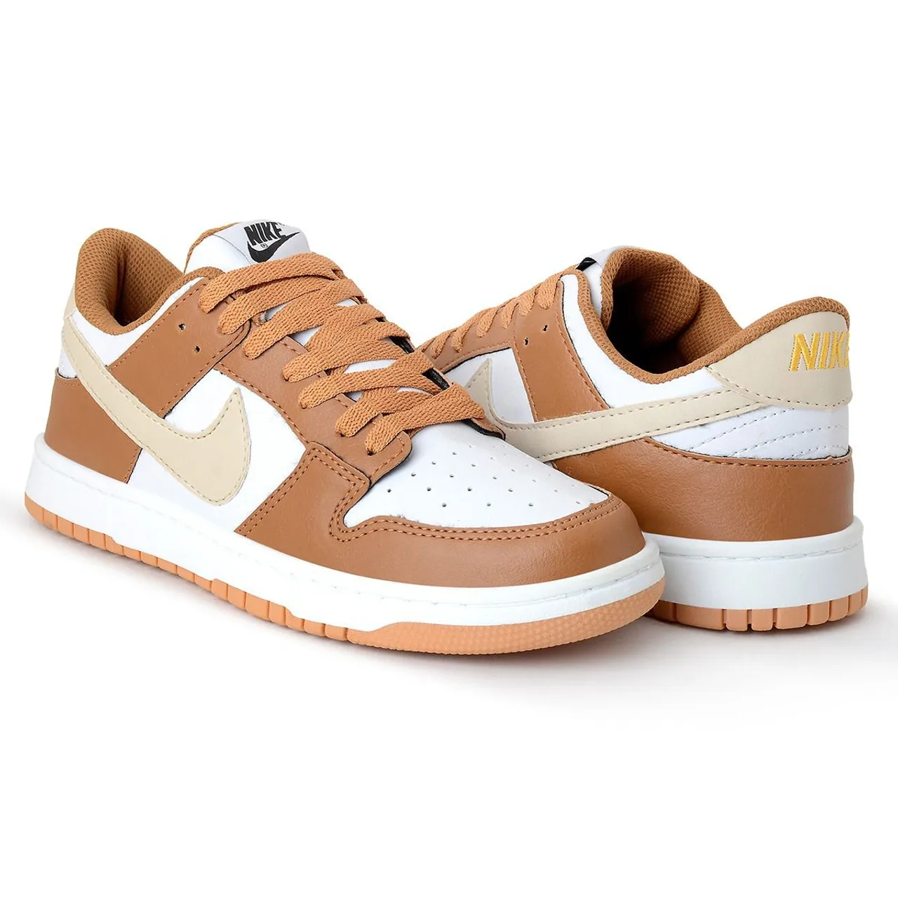 Tênis Nike Dunk Low - Marrom e Bege