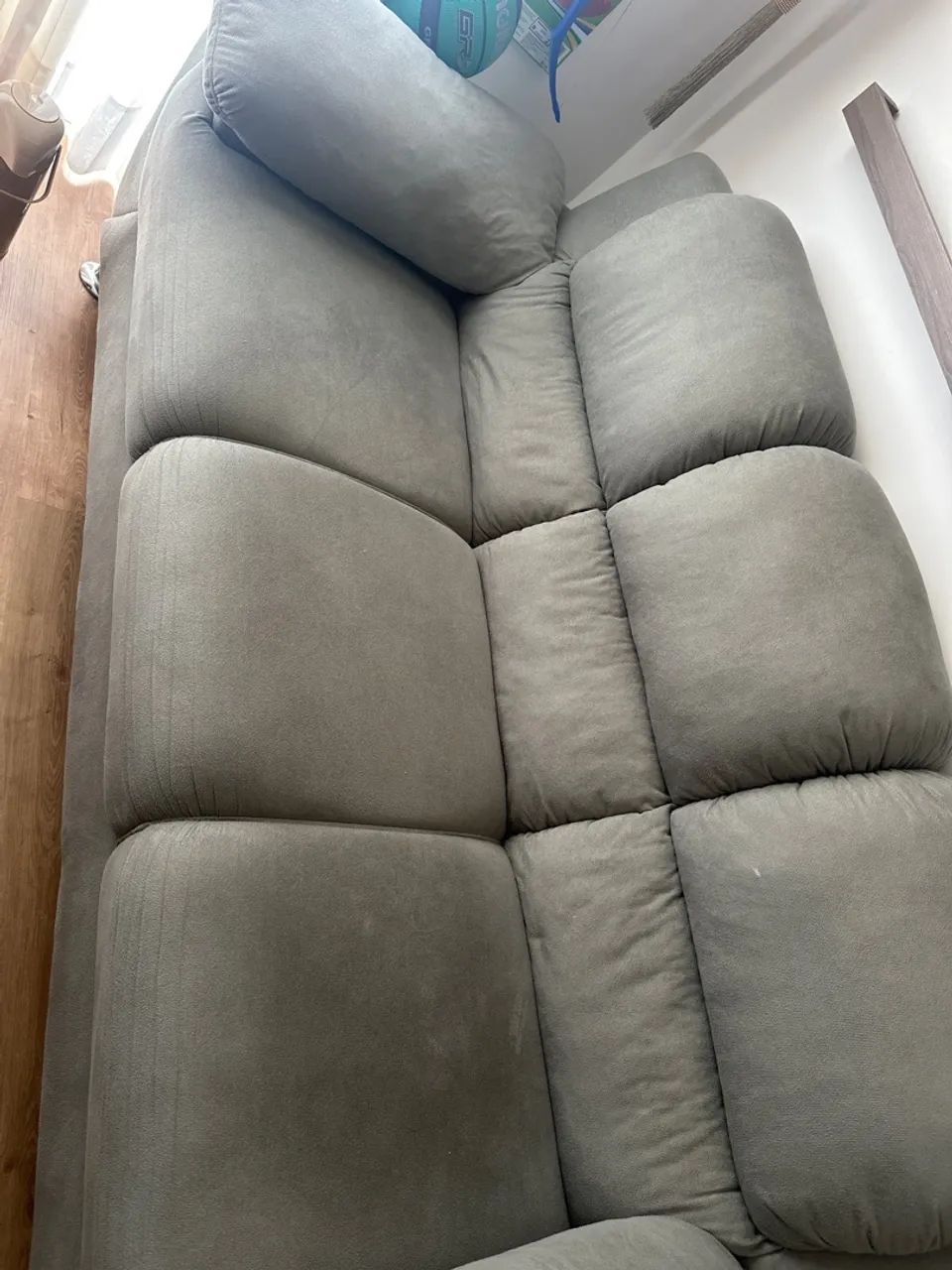 Sofá de Canto 3 lugares - Cinza - Foto 3