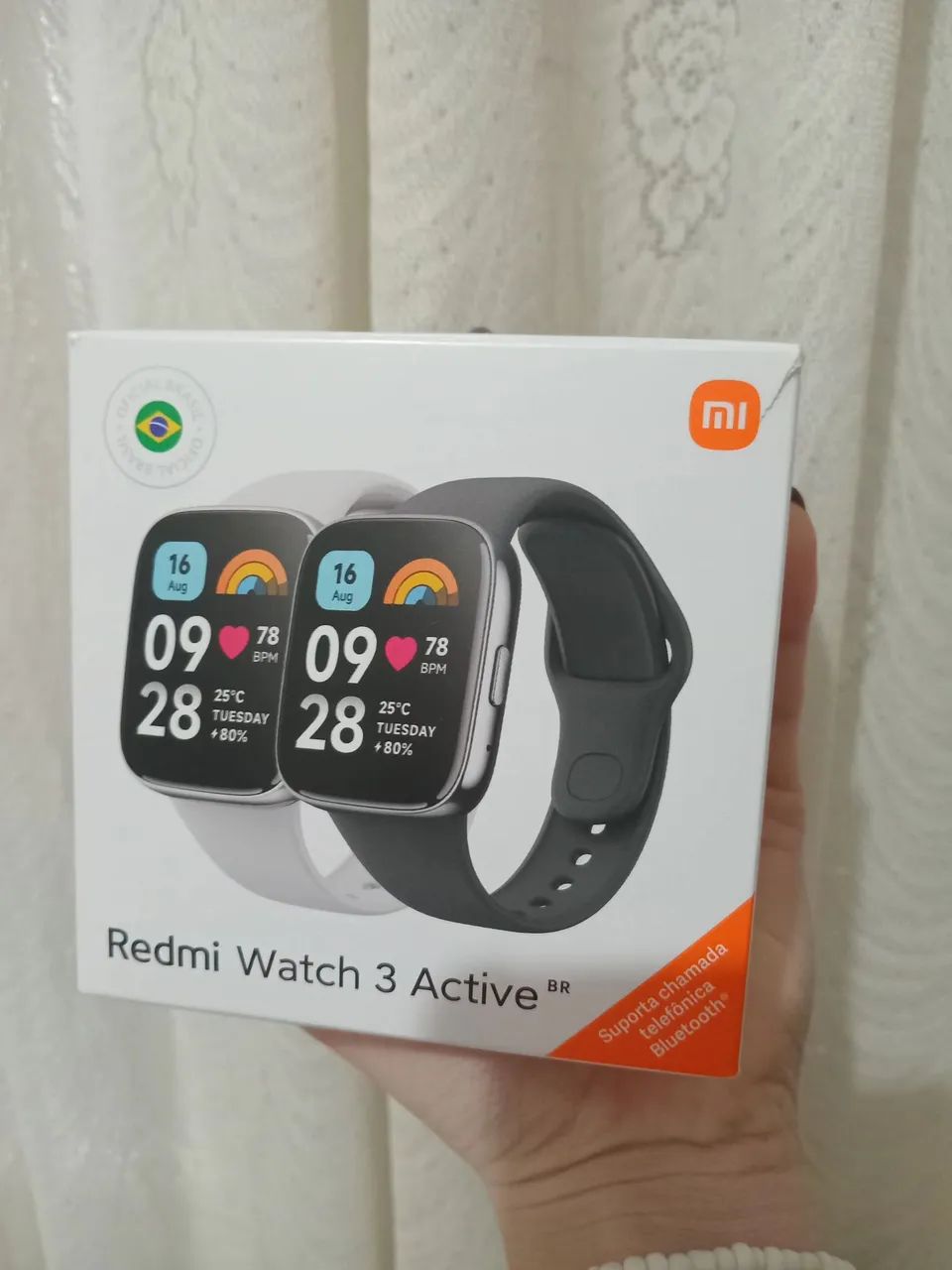Smartwatch Redmi Watch 3 Active - Novo!