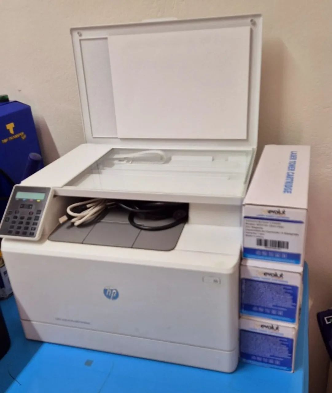 Impressora Multifuncional Cor Hp Laserjet Pro M182nw 220v - Foto 4