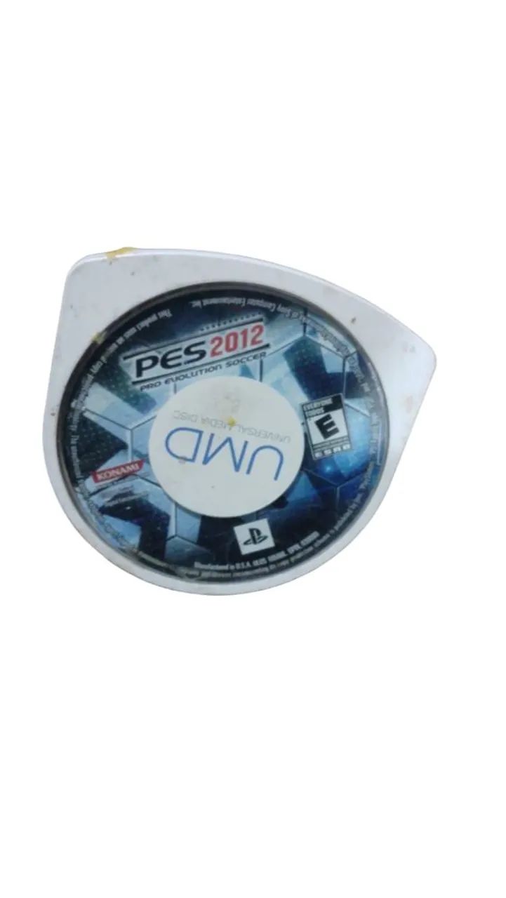 Jogo de PSP pes 2012 não vem com a capa
