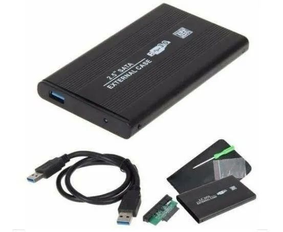 Case gaveta leitor Hd Externo Sata 2.5 De Bolso Usb 2.0 Notebook Slim USB - Foto 3