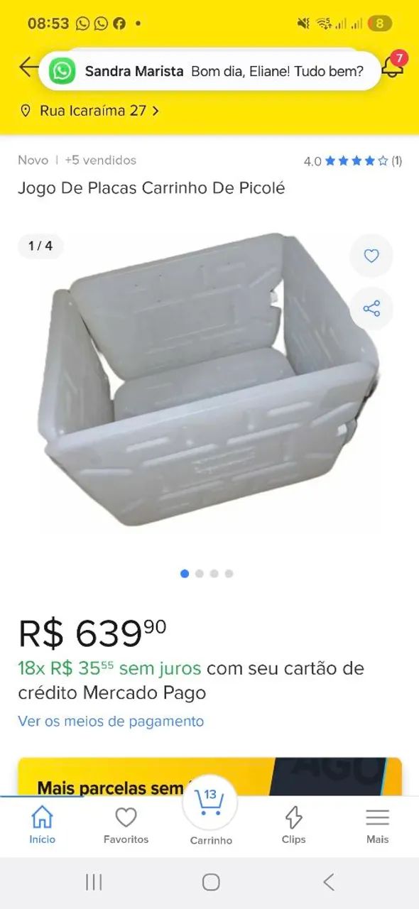 Carrinho de picolé  - Foto 5