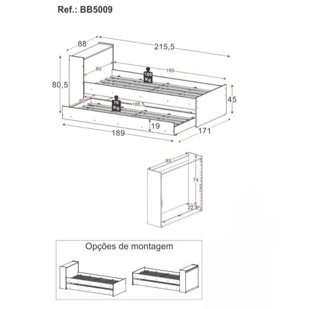 Promoção Bicama com Bau - 08/12/25  - Foto 3