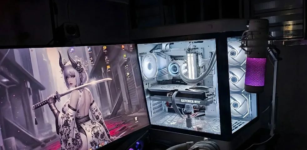 Setup Gamer DOS SONHOS Full White | i7 13700K + RTX 4070 Ti   - Foto 2