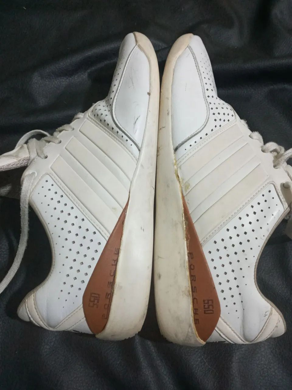 Tênis Adidas Porsche Design 550 branco num 40 - Foto 4