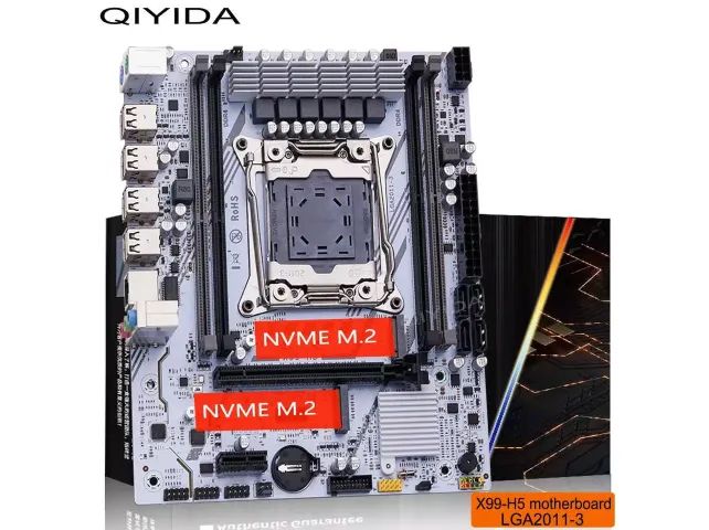 X99 Lga2011-3 Xeon E5 2630 V4 C612chip Nvme M.2 - Foto 5