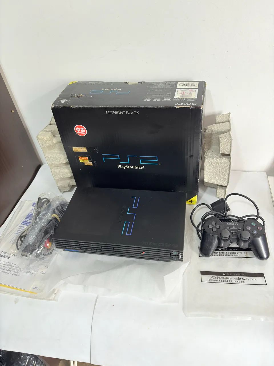 Console Playstation 2 fat midnight black impecavel ps2