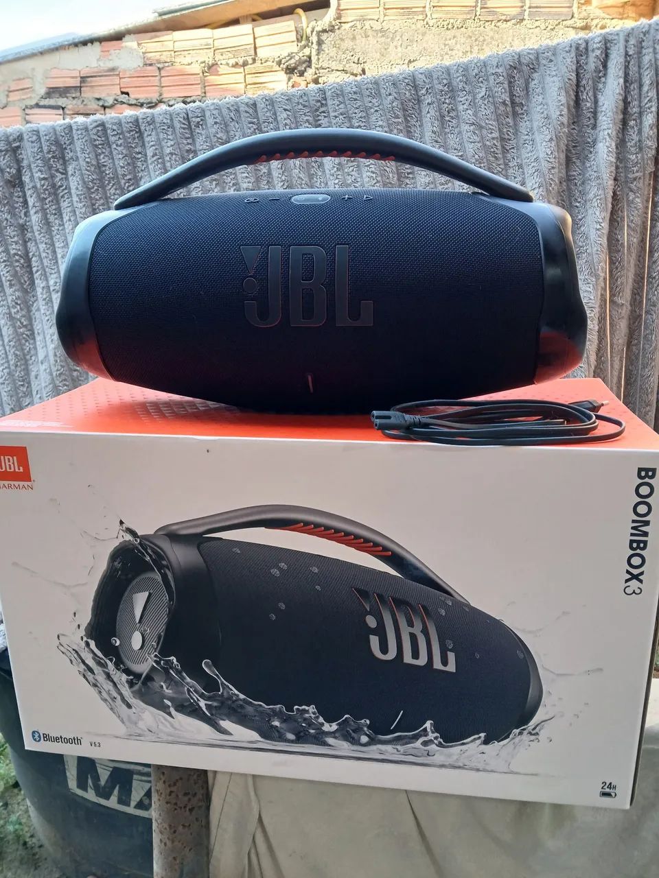 Caixa de Som JBL Boombox 3 - Bluetooth - 24h de Bateria