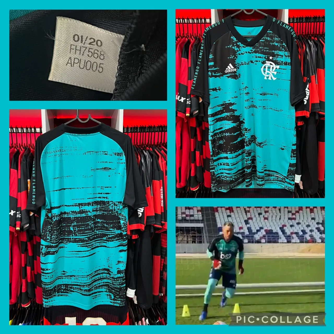 Camisa de Goleiro / Pré-Jogo - Flamengo 2020/21