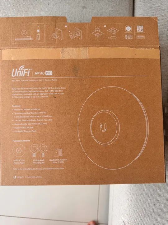 Roteador Wi-Fi UniFi AP AC Lite com switch Poe Bivolt - Foto 3