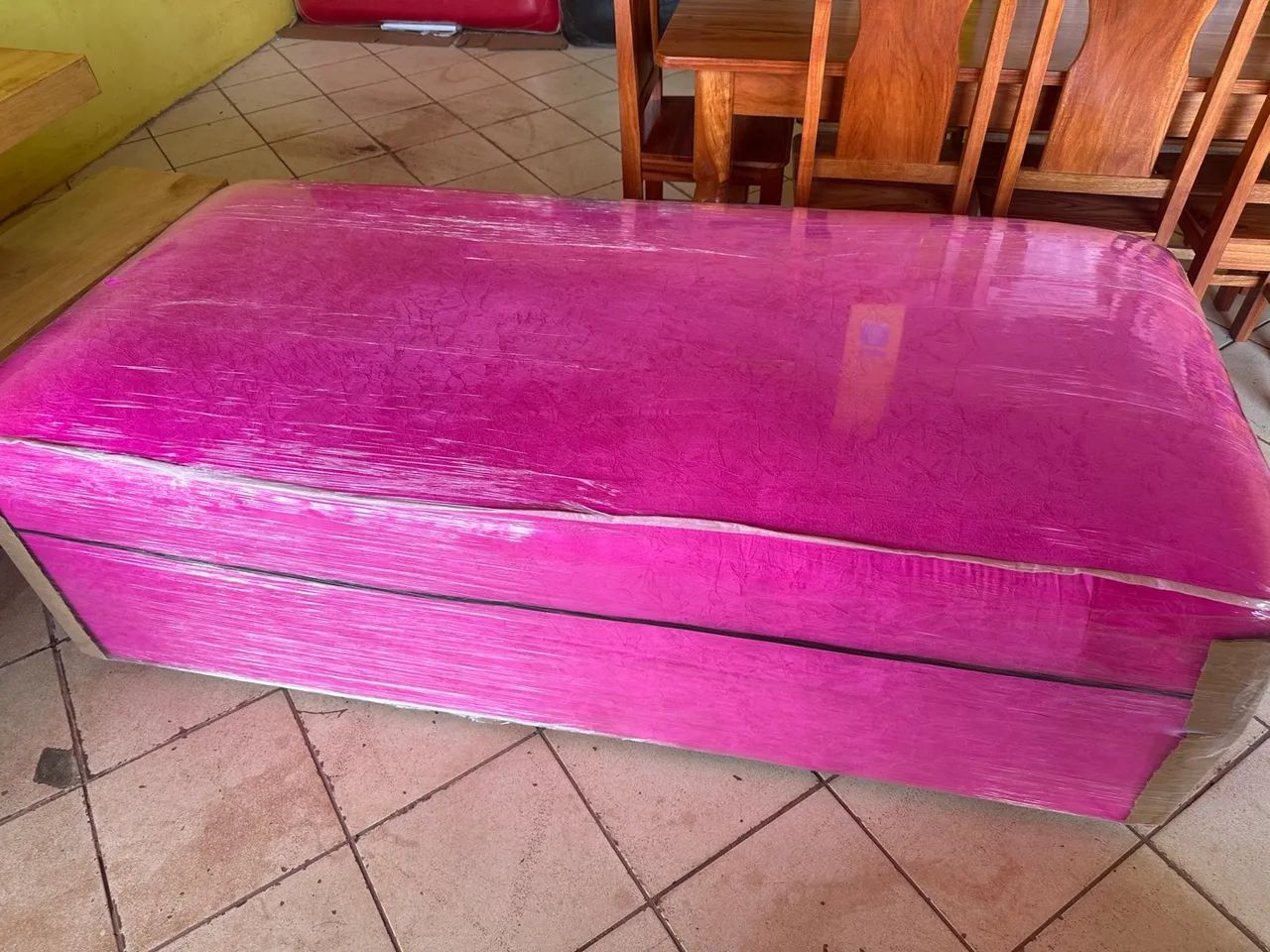 Cama Box solteiro mola Pink - Foto 3