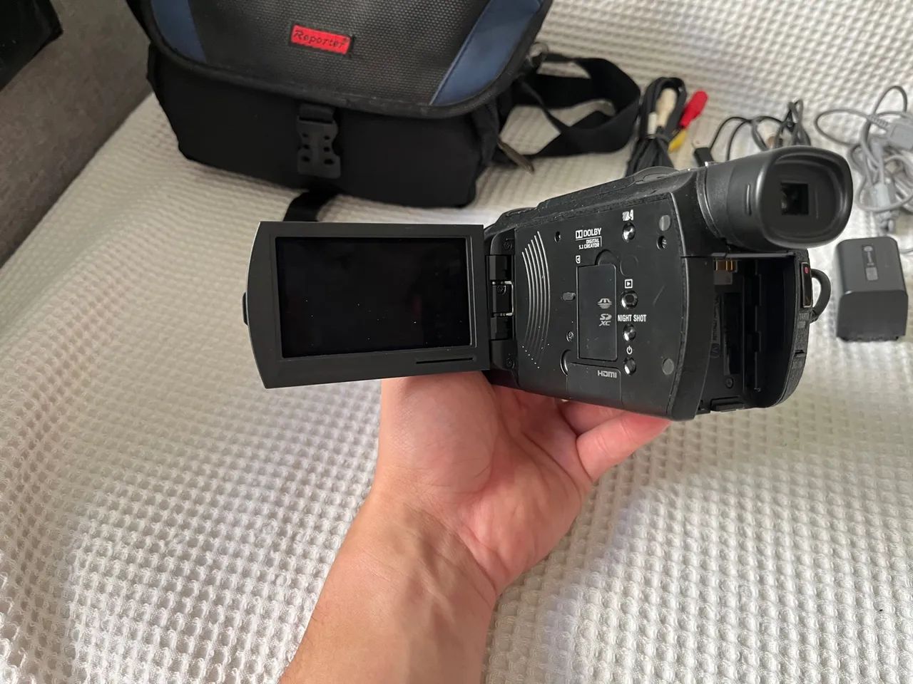 Filmadora Sony Handycam FDR-AX33 4K - Foto 4