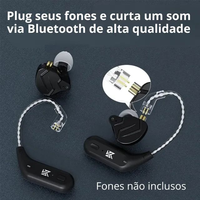 Adaptador Bluetooth Kz Az09 Tipo C Para Fone Edx ProX Zvx Zsn Zs10 Pro - Foto 2