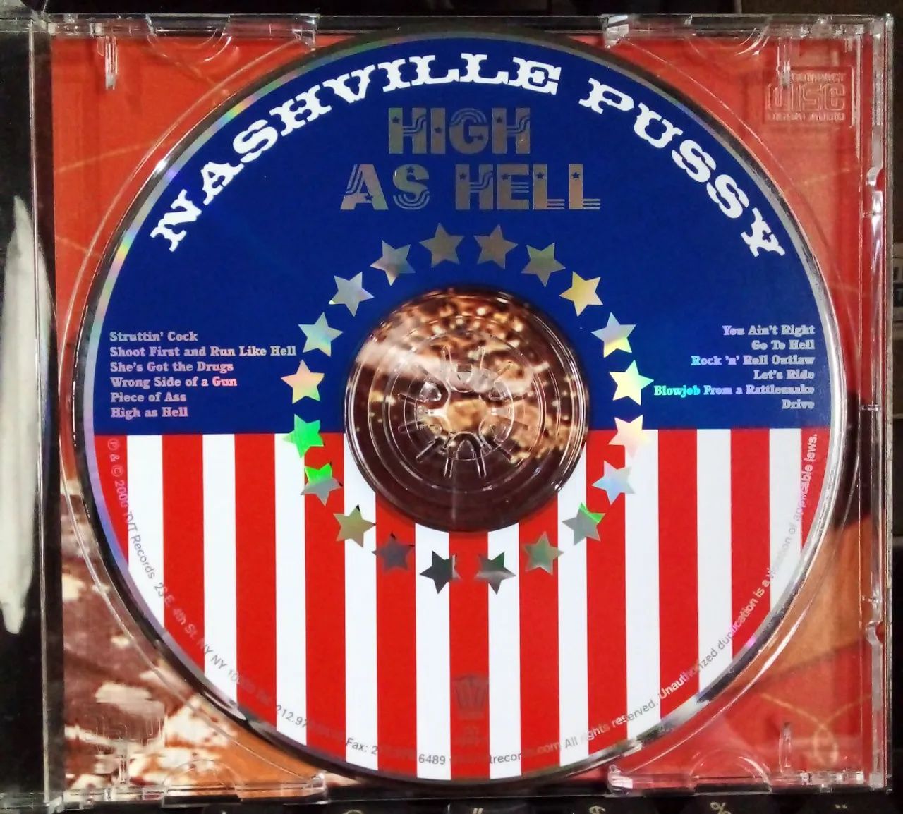 CD Nashville Pussy - High as Hell 2000 TVT Records - Foto 5