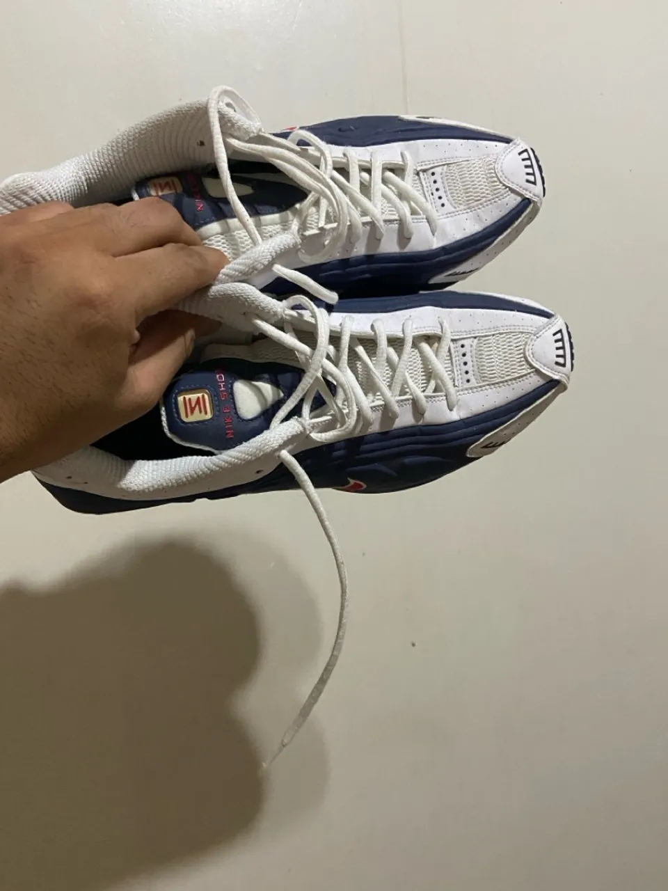 Nike Shox - Azul e Branco