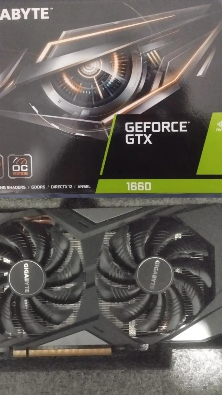 Placa de Vídeo Gigabyte GeForce GTX 1660 OC Edition