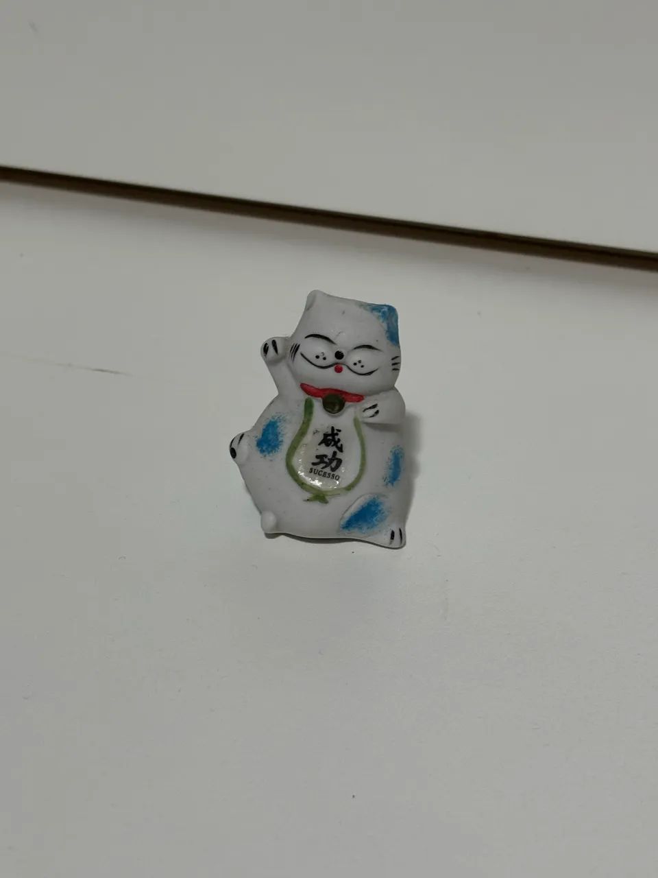 Trio de Gatinhos Maneki-neko da sorte - Foto 4