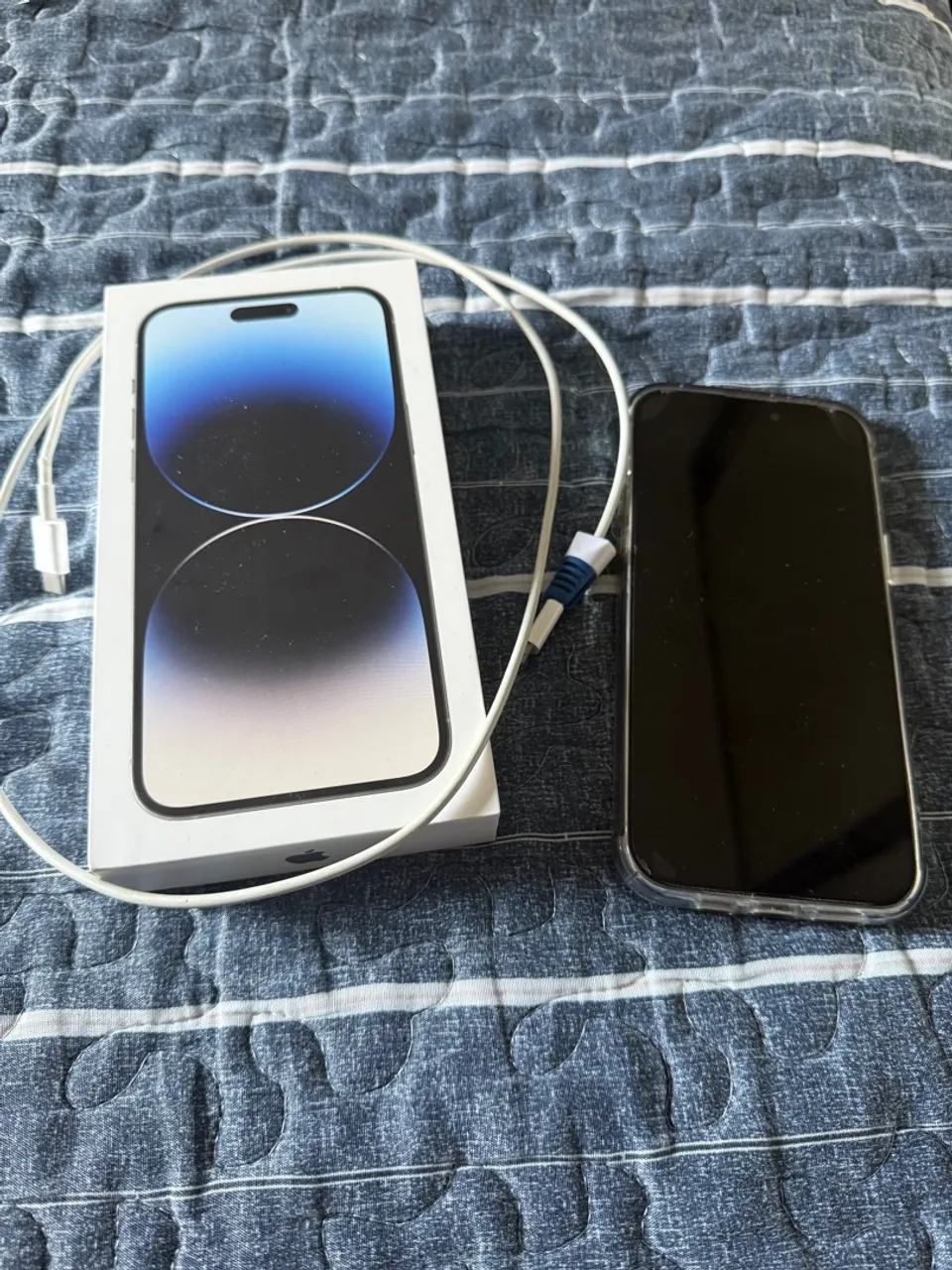 iPhone 14pro max (128 GB),BRANCO. SEM MARCAS DE USO, sempre usado com capinha e pelicula.