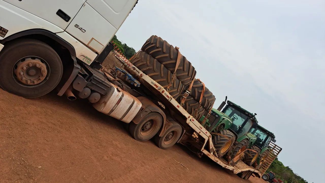 Faço fretes com prancha 2 e 3 eixos - Foto 5