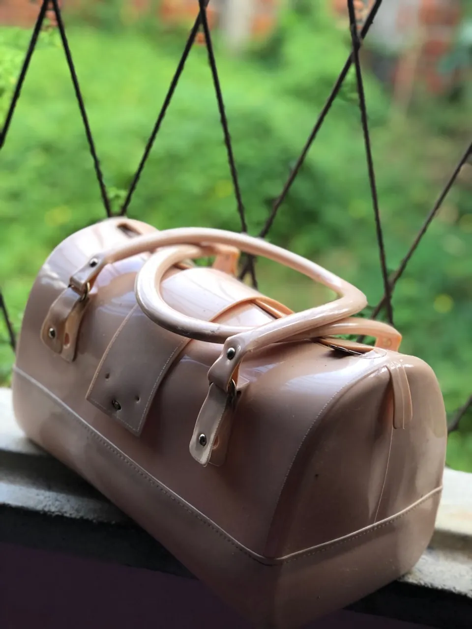 Bolsa de mão rosa