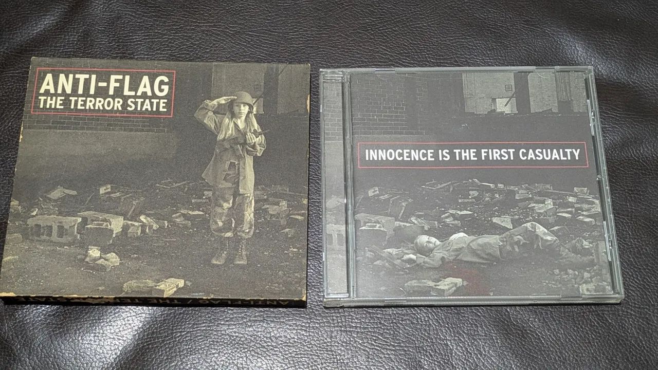 CD Anti-Flag - The Terror State (Importado c/ Luva) - Impecável