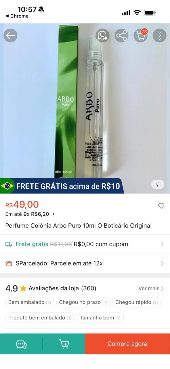 Arbo Puro O Boticário  - Foto 2