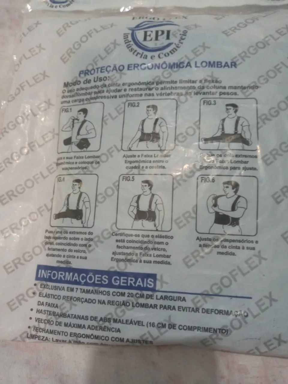 Proteção ergonômica lombar