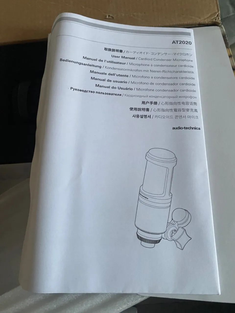 Microfone condensador AT2020 Audio-technica - Foto 5