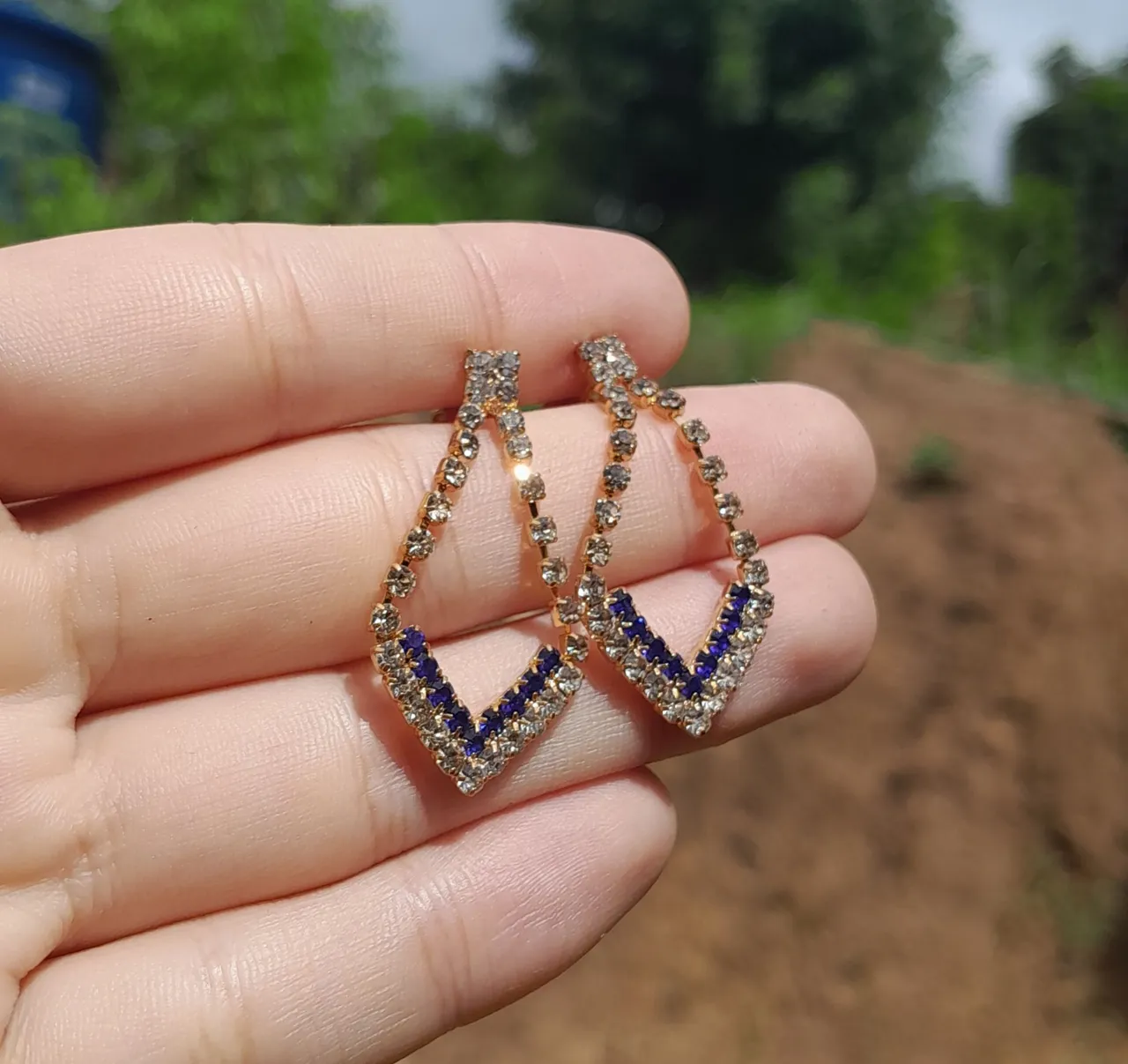 Brincos folheados a ouro 18K