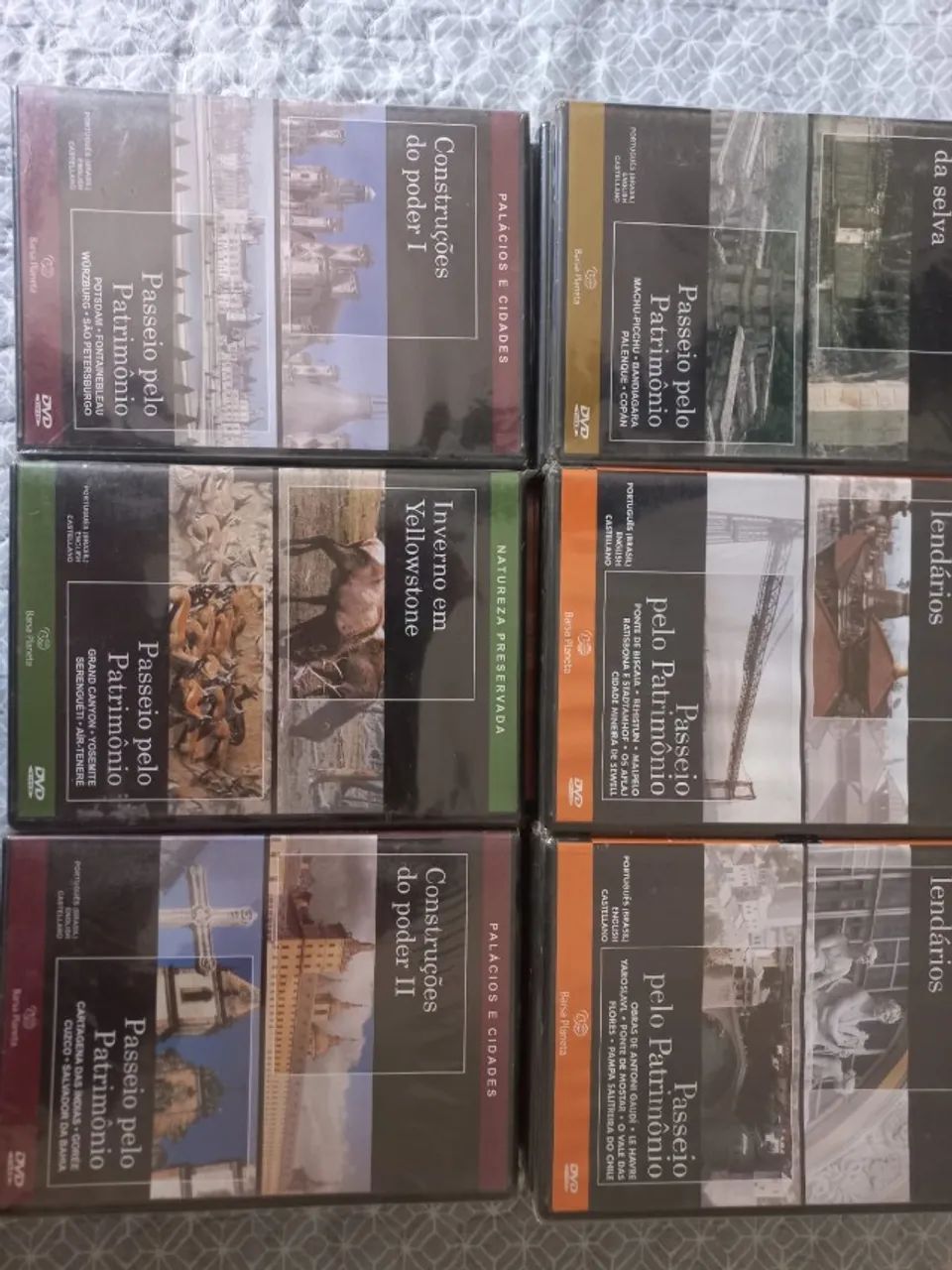 21 dvd's barsa-natureza preservada & ciência e tecnologia