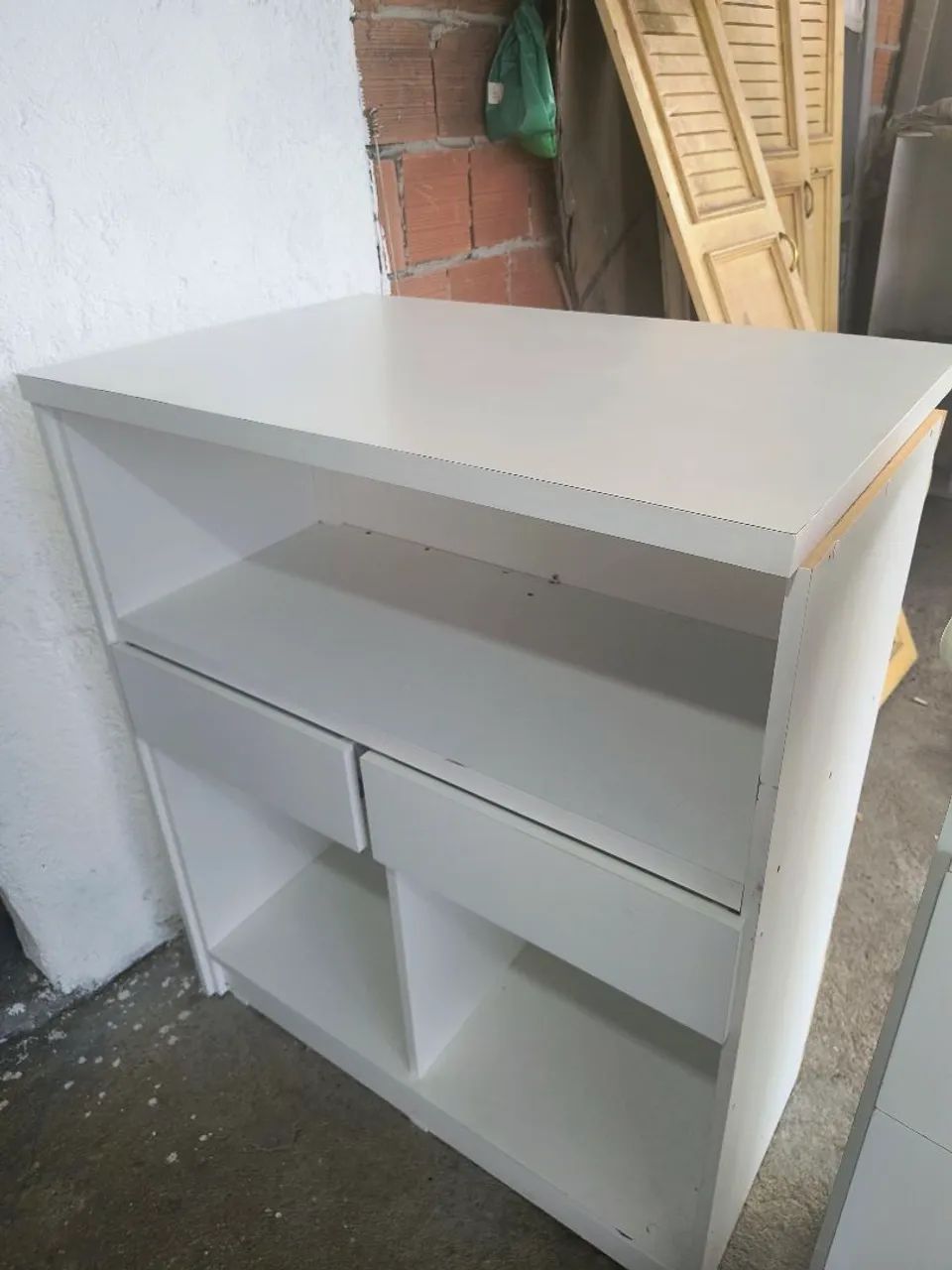 Balcão para Atendimento em MDF Branco - Foto 4