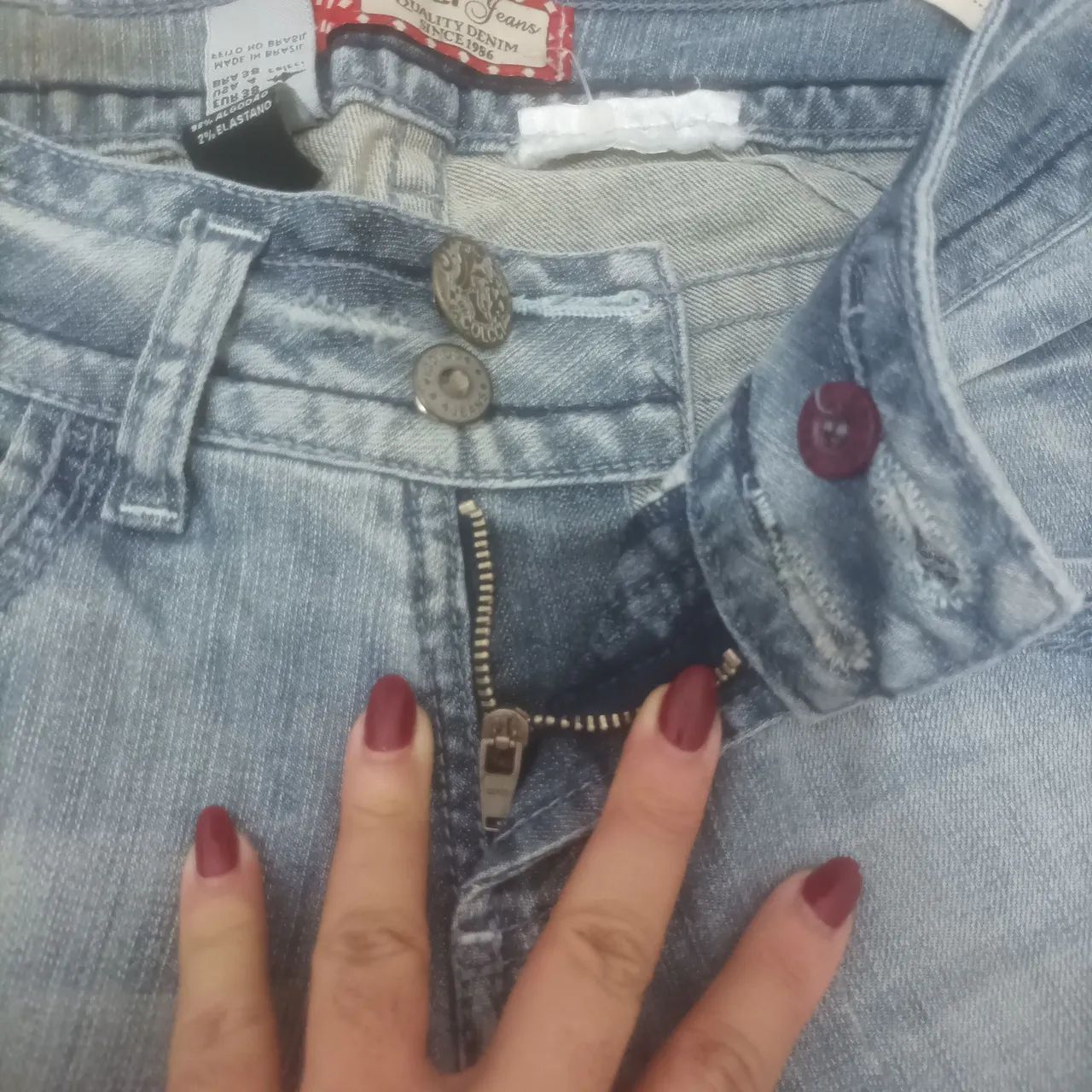 Calça Jeans Azul Clara - Foto 3