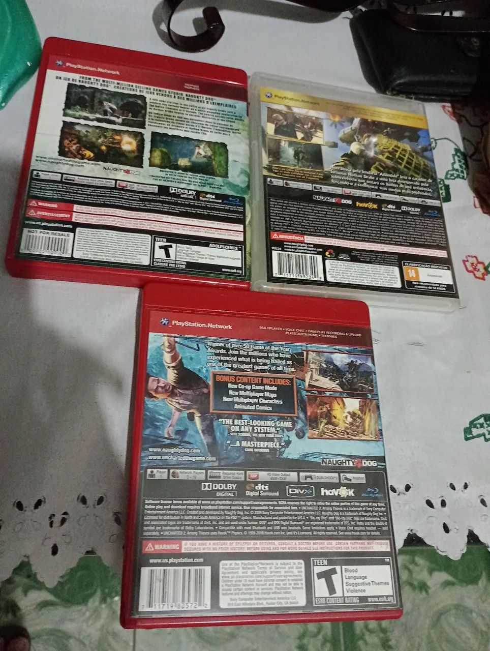 Lote de uncharted de PS 3 - Foto 2