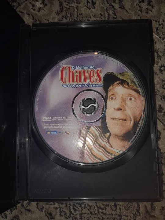 DVd O Melhor do Chaves "Tá bom, mas não se irrite!" - Foto 3
