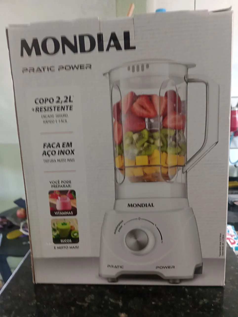 Liquidificador Mondial Pratic Power 550 Watts de potência