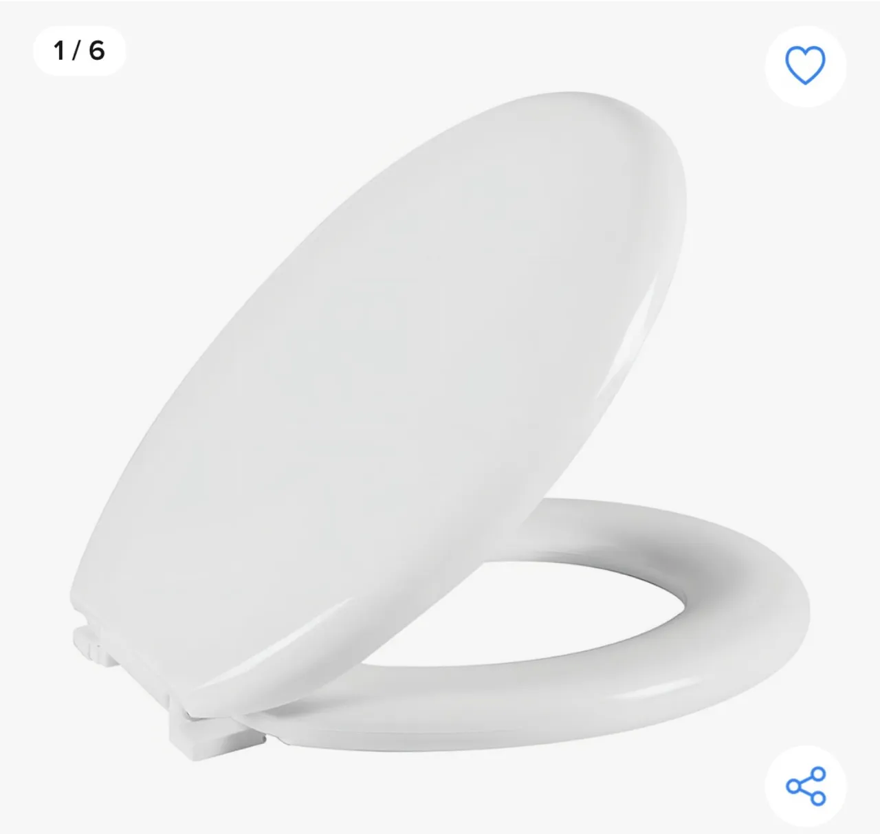 Assento Sanitário Oval Branco astra