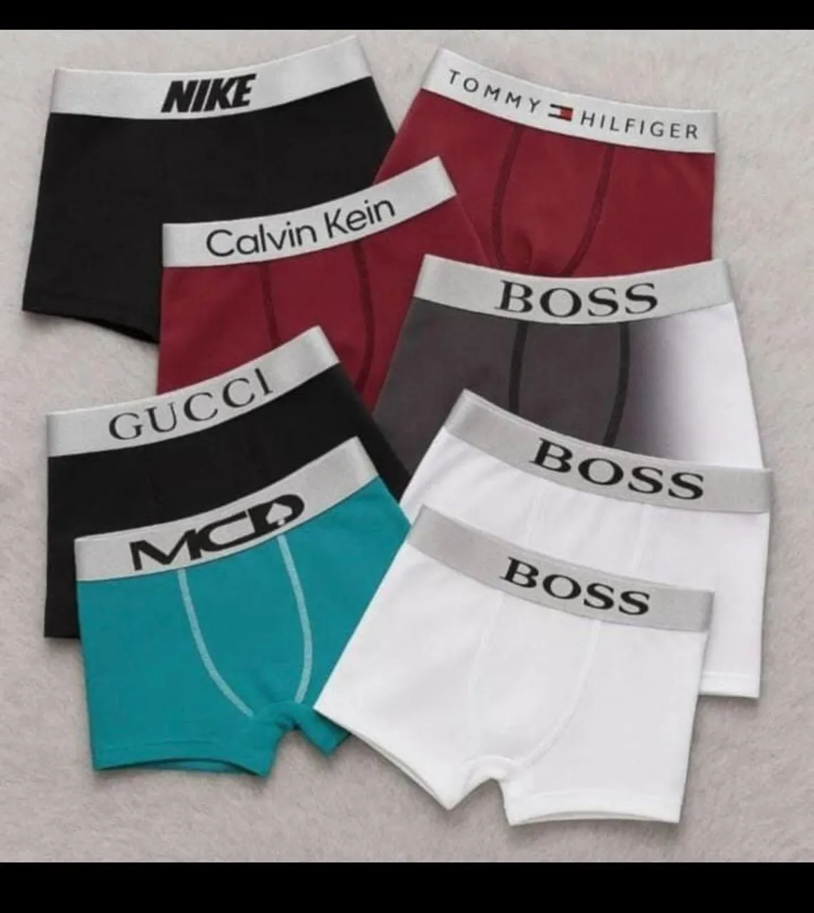 Kit Cuecas Boxer de Marcas Famosas - Conforto e Estilo