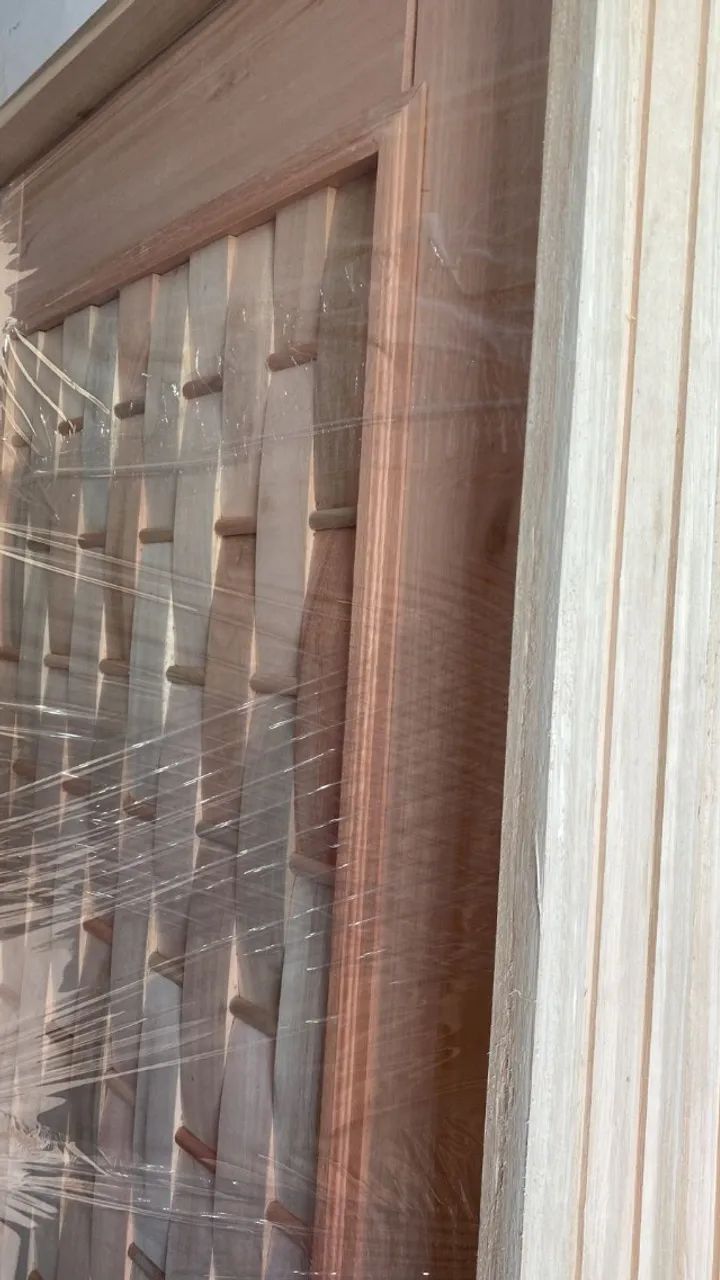 Porta pivotante couro a pronta entrega - Foto 3