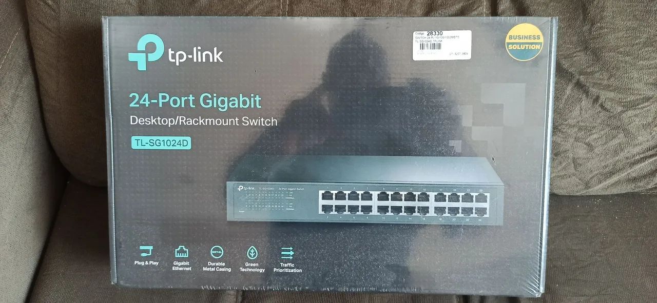 Switch Gigabit TP-Link 24 Portas TL-SG1024D
