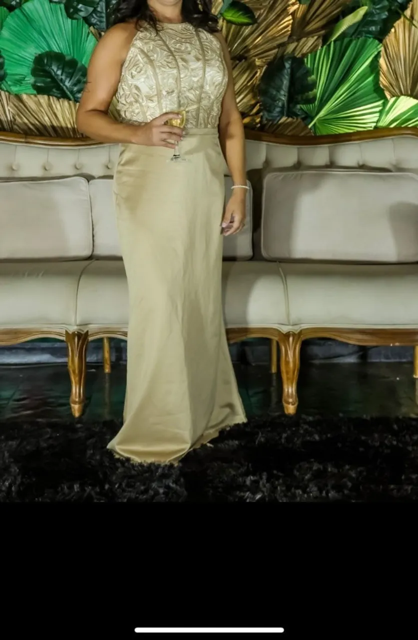 Vestido festa, veste 38/40 , estado de NOVO, marca Patchoulee
