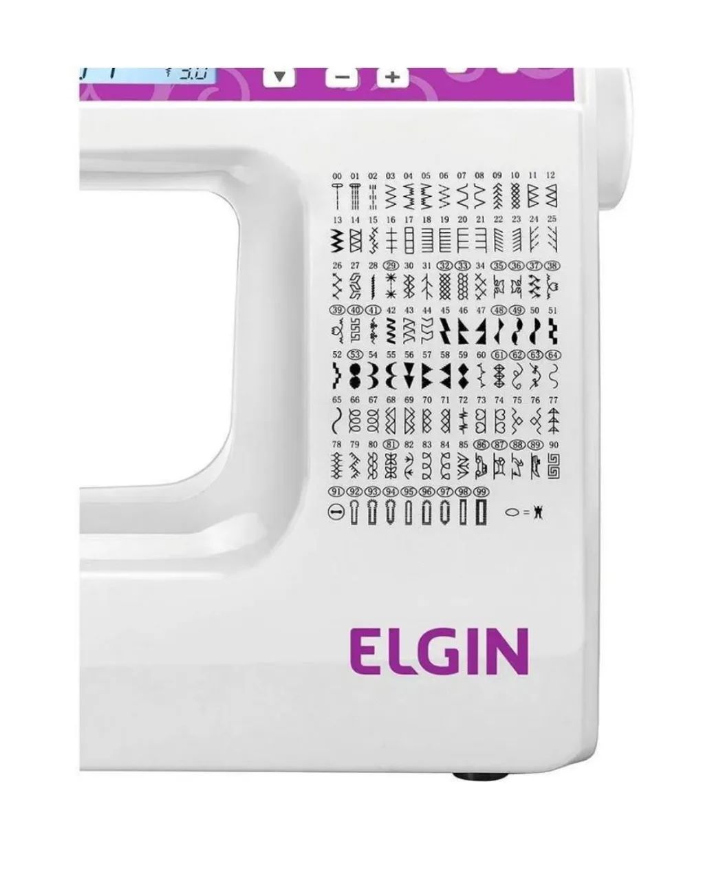 Máquina de Costura Elgin Premium 100 Pontos Eletrônica JX10000 Bivolt - Foto 4