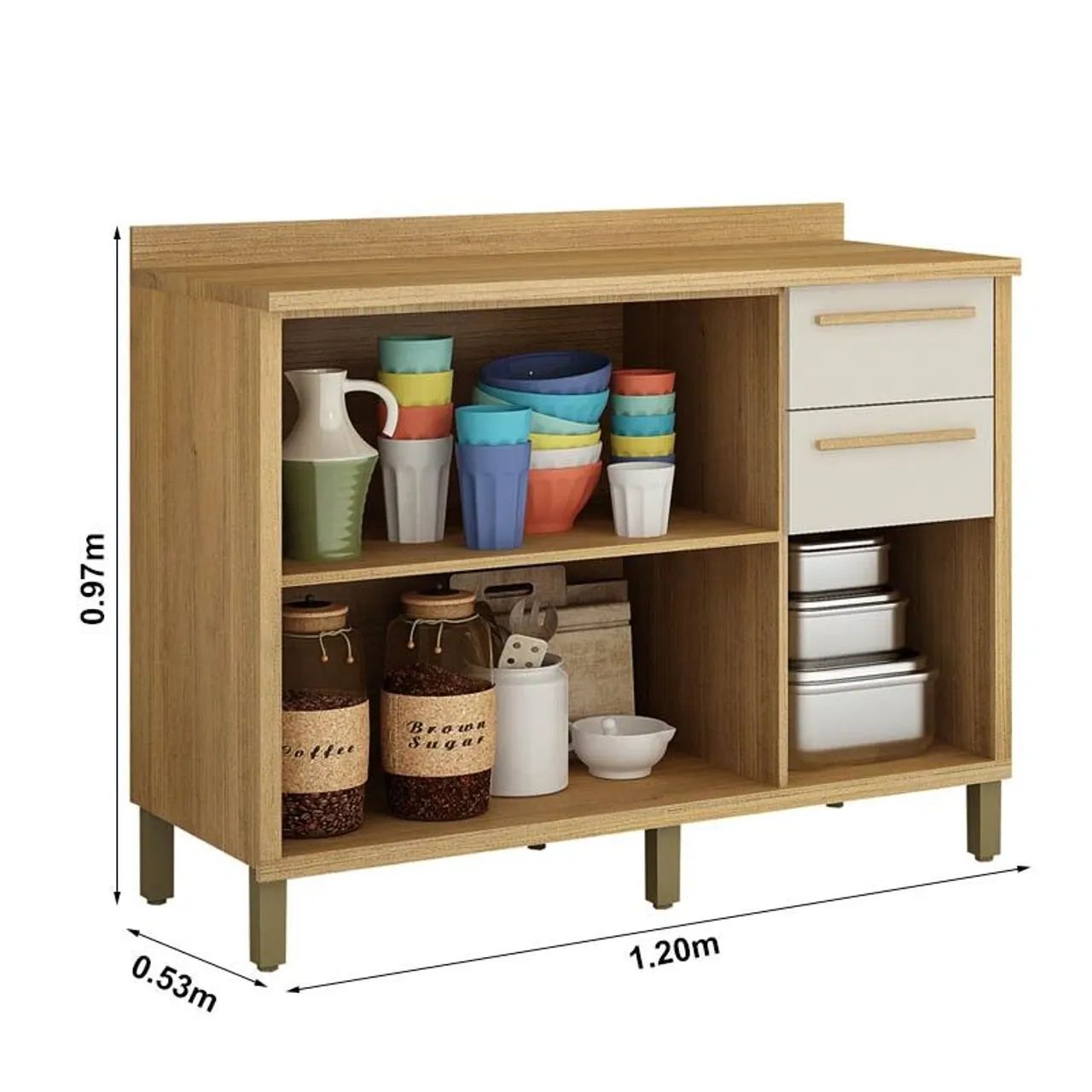 Armário moderno com design elegante - Foto 4