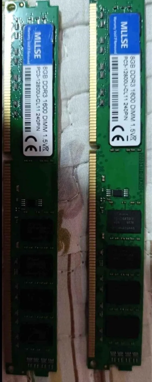Memória RAM 8GB DDR3 1600Mhz MLLSE