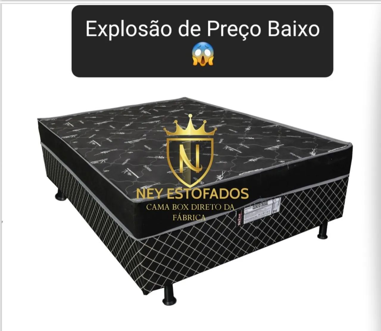 Cama Box Ney Estofados - Explosão de Preço Baixo!