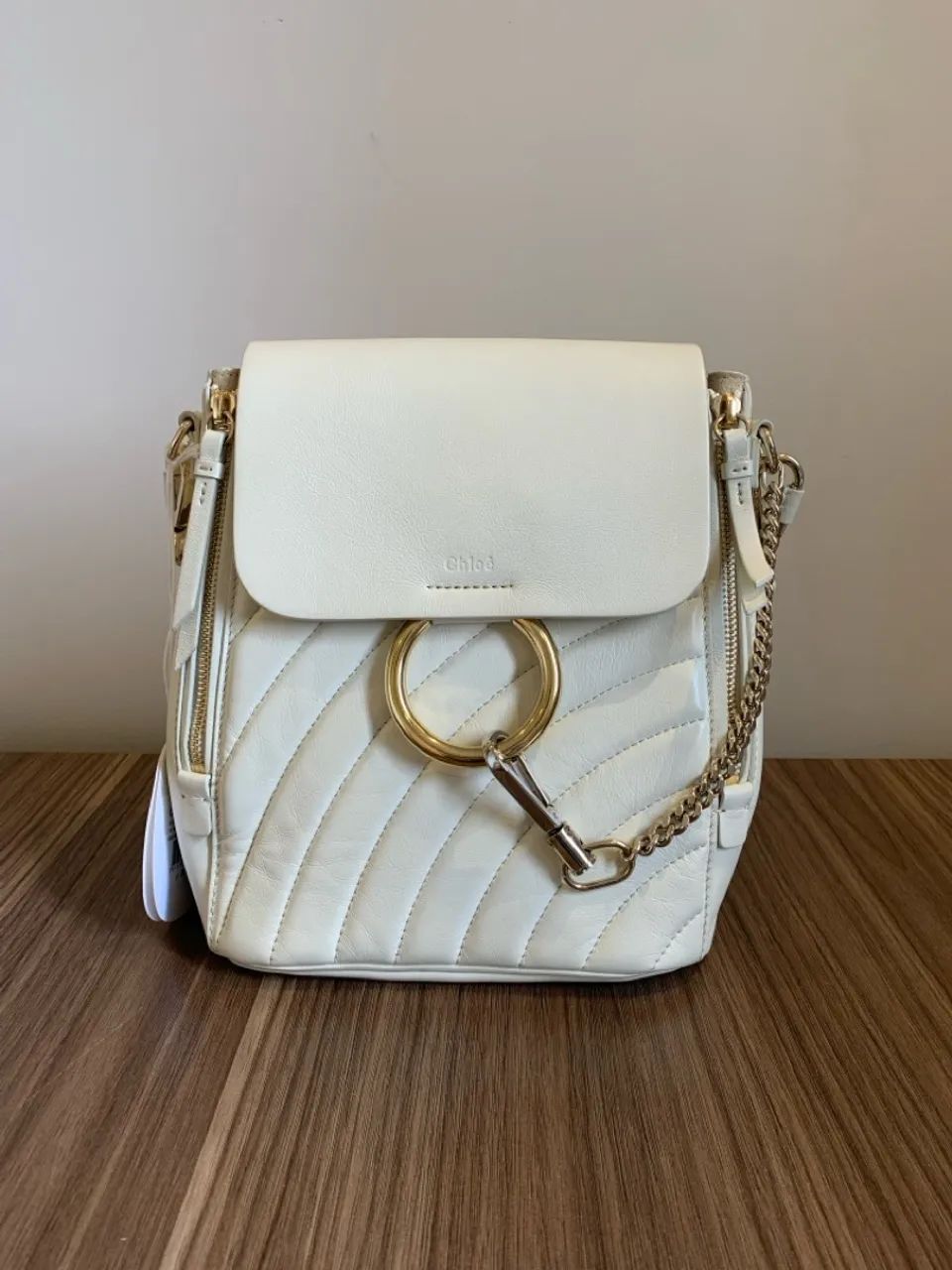 Mochila Chloe Faye - Off white